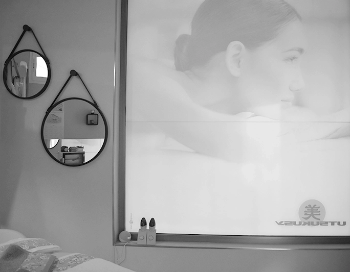 Interior de cabina en Salón de Belleza María José de Uña.